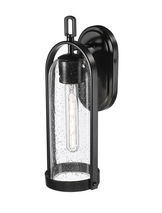 Luxio 15.25" High 1-Light Outdoor Wall Sconce - Powder Coated Black