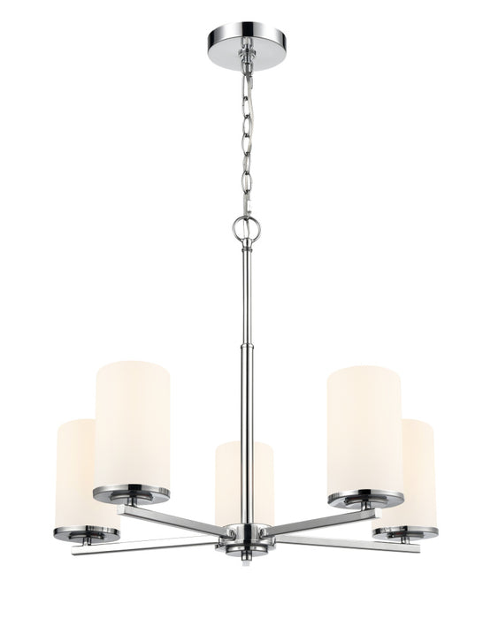 Verlana 24" 5-Light Chandelier - Chrome