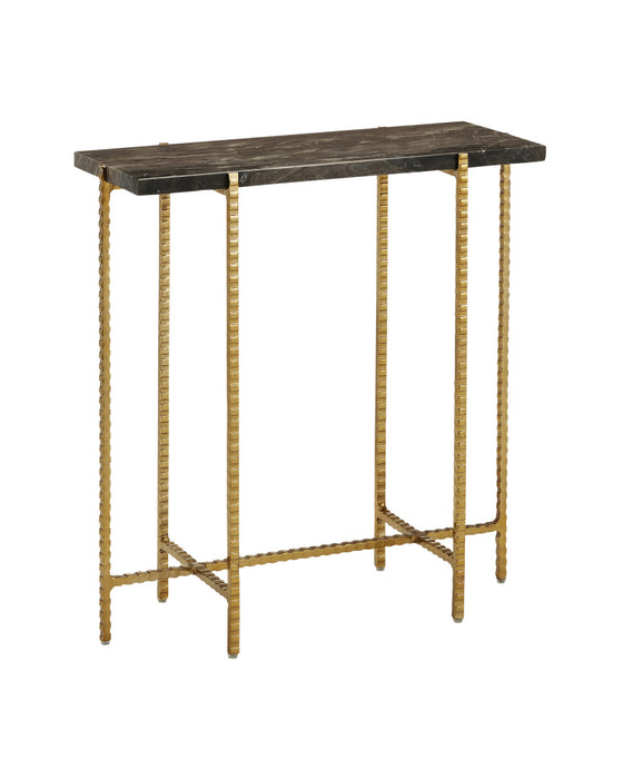 Flying Marble Gold Side Table