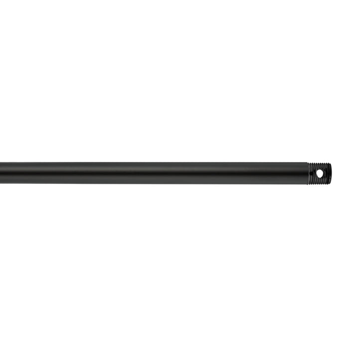 72" Threaded Downrod - Matte Black