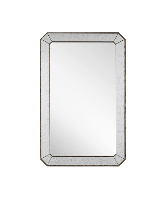 Antiqued Rectangular Mirror