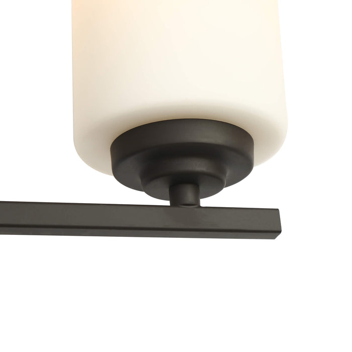 Brilora Modern 3-Light Bathroom Vanity Light with Frosted Glass Shades, ORB