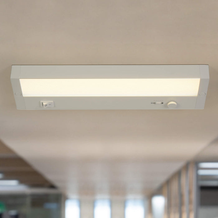 Glanzor 12" LED Commercial Strip Light 5CCT Dimmable White Fixture for Indoor Use