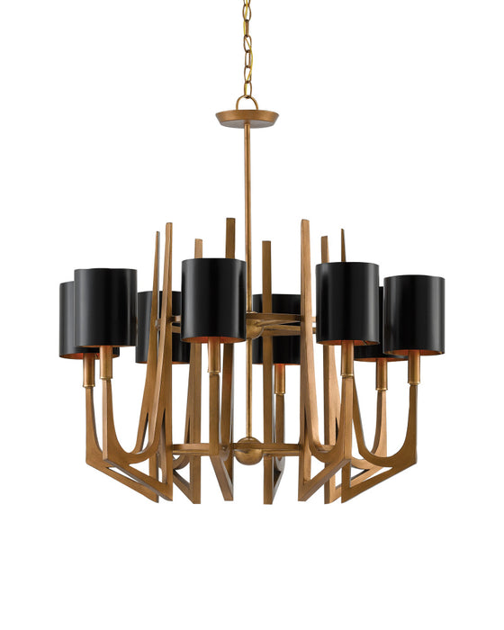 Umberto Brass Chandelier