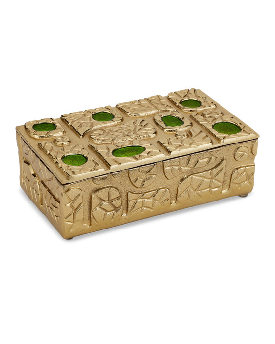 Beau Monde Gold & Green Box