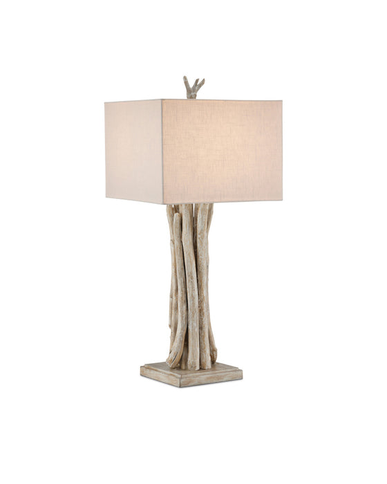 Driftwood Whitewash Table Lamp