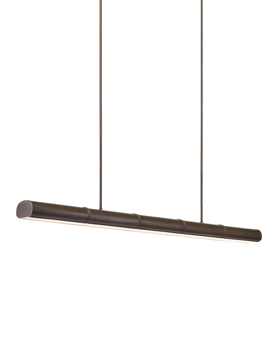 Lyon Large Bronze Linear Chandelier