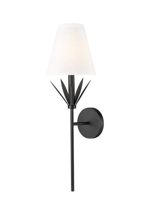 Primrose 24" High 1-Light Wall Sconce - Matte Black