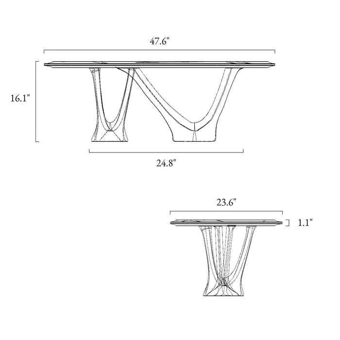 Tayonis Tayonisonna Accent Oval Coffee Table