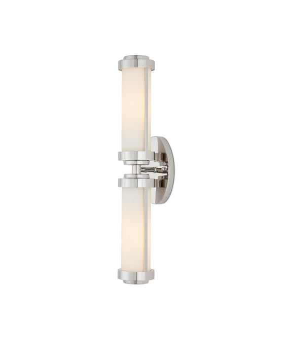 Bowland Nickel Bath Wall Sconce