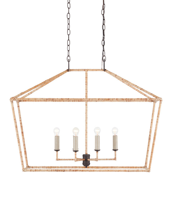 Denison Rectangular Natural Lantern