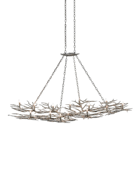 Rainforest Large Silver Chandelier