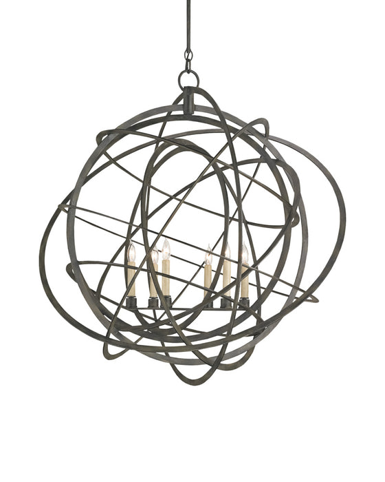 Genesis Black Orb Chandelier