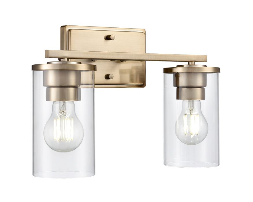 Verlana 14" Wide 2-Light Vanity - Modern Gold
