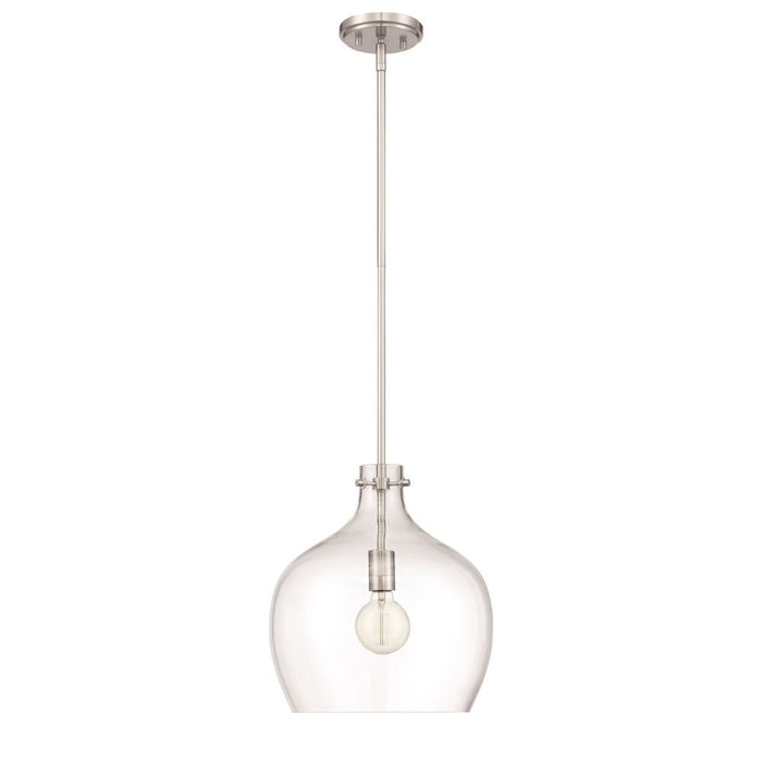 1-Light Pendant light Brushed Nickel