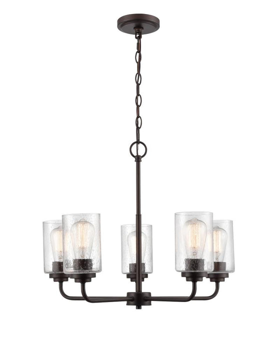 Moven 5-Light Chandelier Ceiling Light Rubbed Bronze