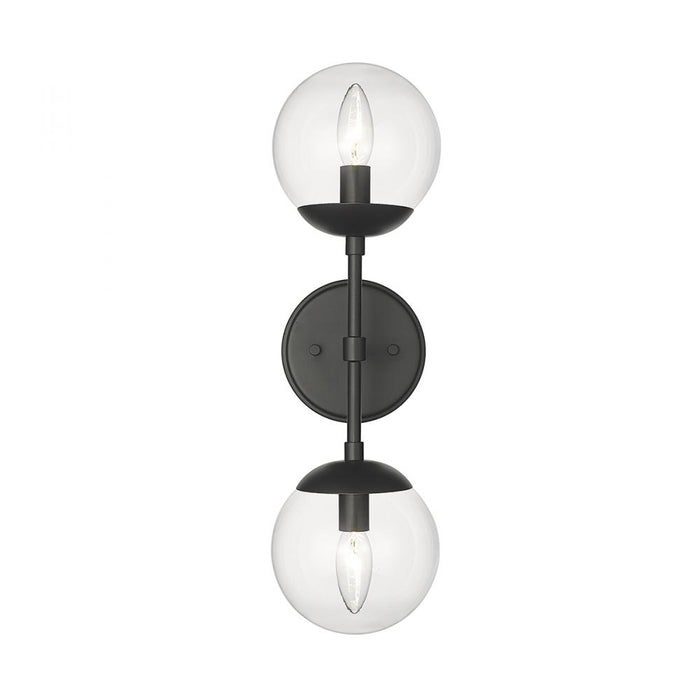 Avell 2-Light Wall Sconce Matte Black
