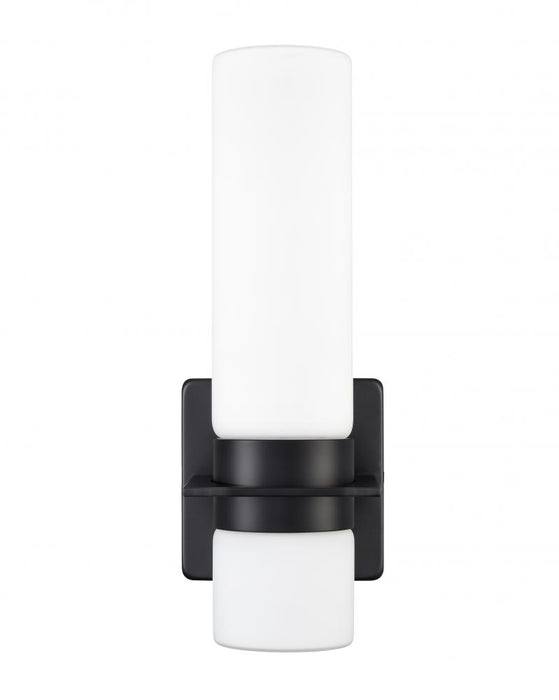 Selectable 3 CCT Integrated LED Outdoor Wall Sconce Matte Black