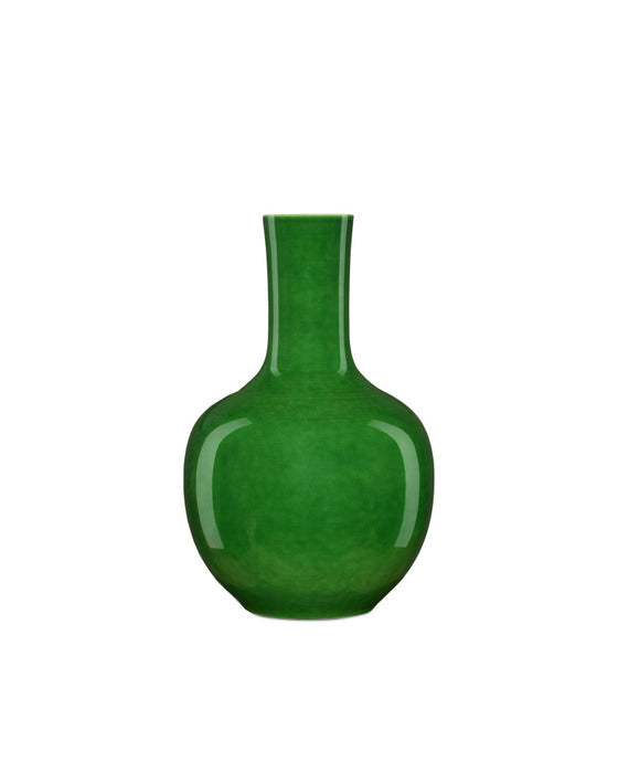Imperial Green Long Neck Vase