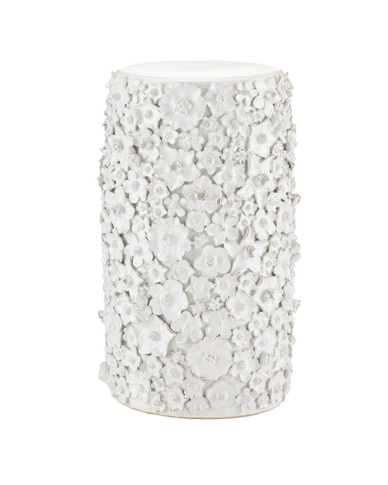 Jessamine White Accent Table