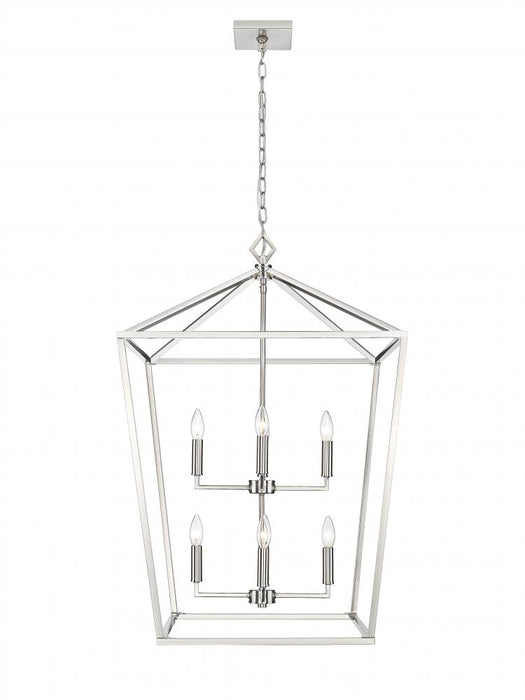 8-Light Pendant light Satin Nickel