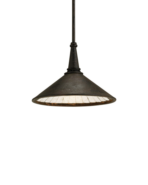Manuscript Medium Black Pendant