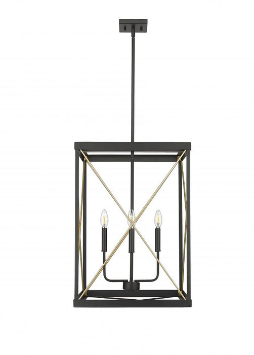Terni 4-Light Pendant light Matte Black / Painted Modern Gold