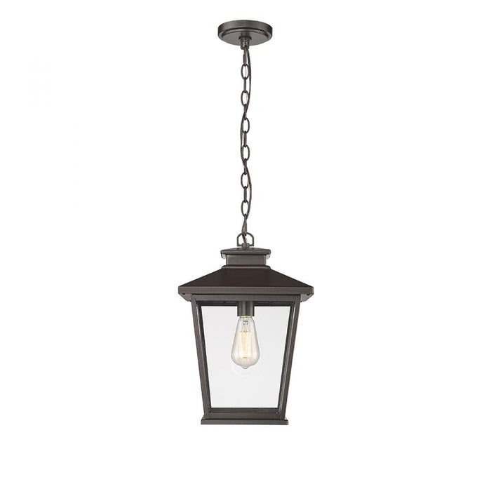 Bellmon 1-Light Outdoor Hanging Lantern Powder Coated Bronze