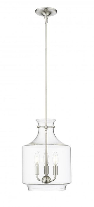Mahannah 3-Light Pendant Light Brushed Nickel