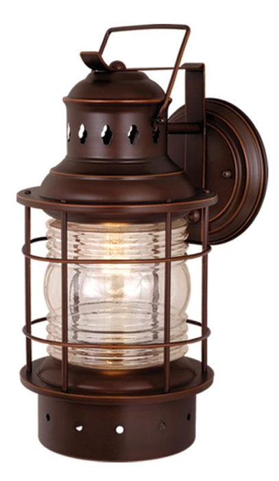 Hyannis 8-in Outdoor Wall Light Burnished Bronze