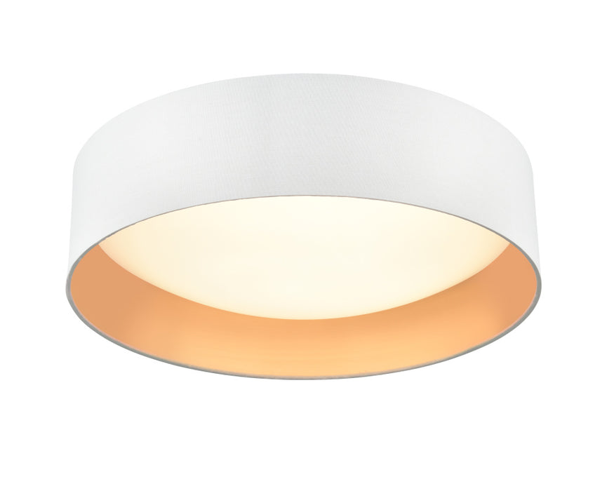 Rosata 16" Wide LED Flushmount Light - White