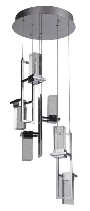 6 Light LED Pendant