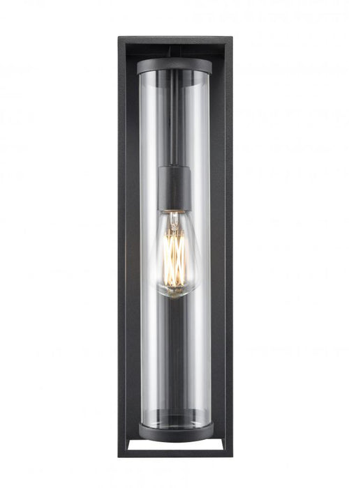 Caleb 1-Light Outdoor Wall Sconce Textured Black