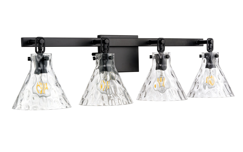 Barlon 34.75" 4-Light Vanity - Matte Black