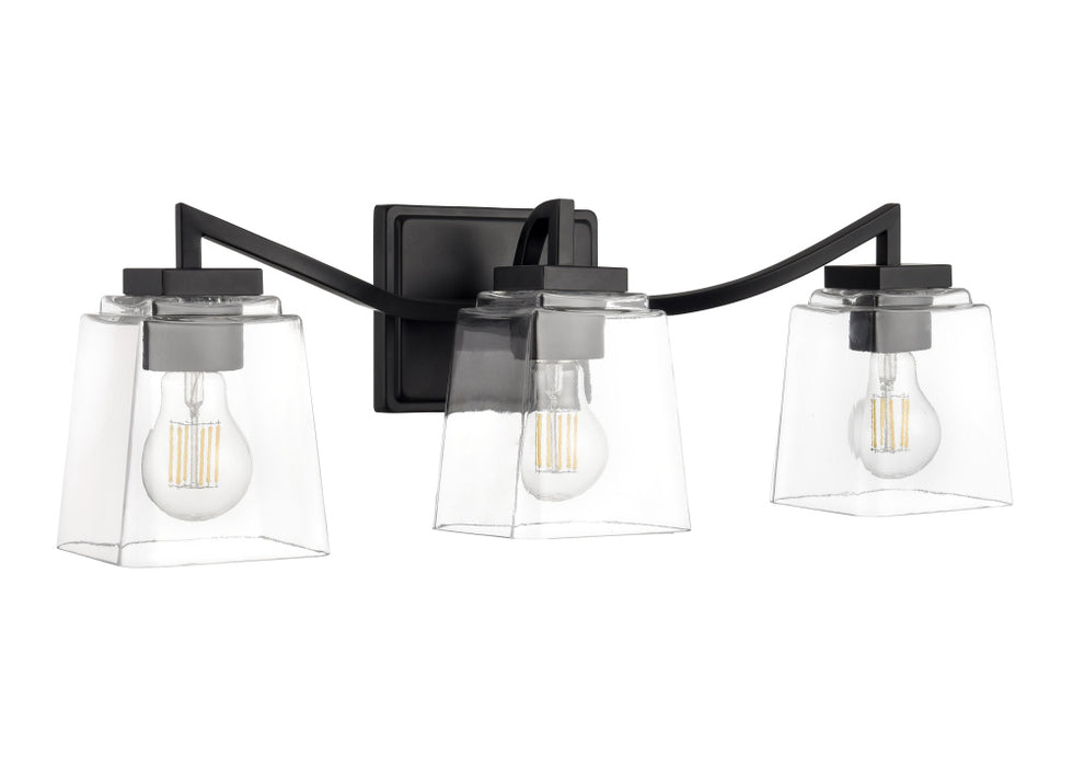 Avenna 23.5" Wide 3-Light Vanity - Matte Black