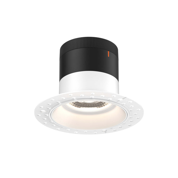4in Modular Downlight, 5CCT, 35 degree Beam Angle, Regressed, White,Trimless