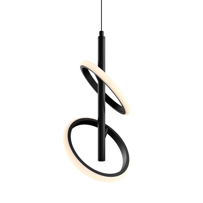 Ring family, pendant 2 rings, 5CCT