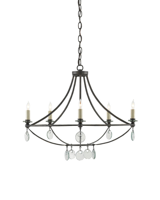 Novella Small Black Chandelier