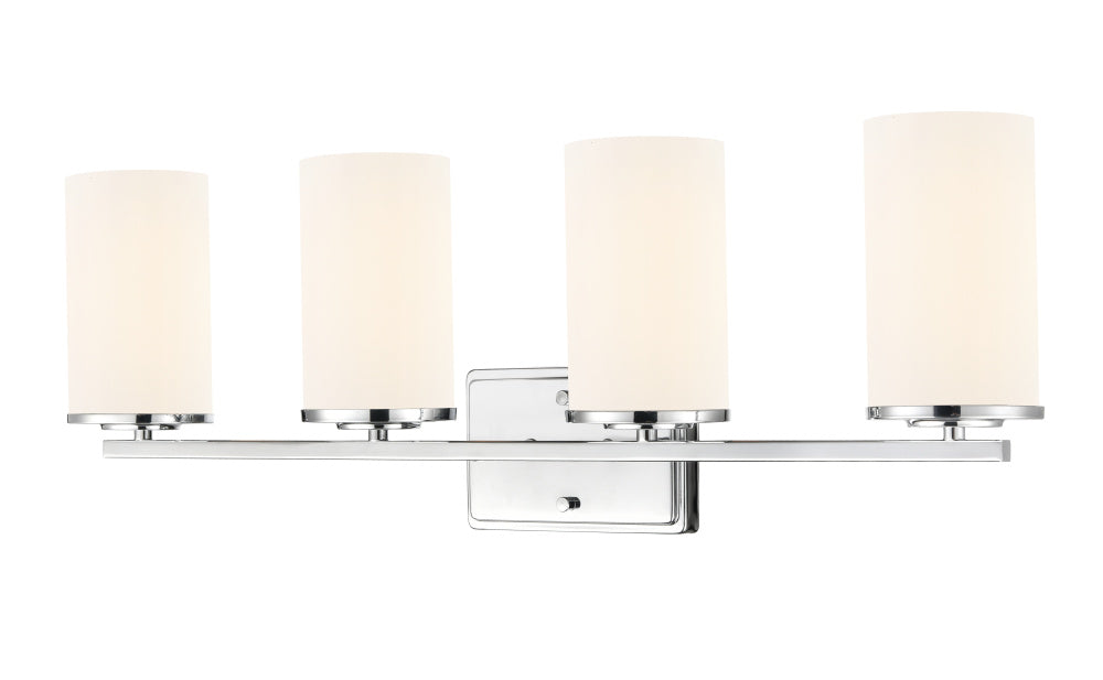 Verlana 27.75" 4-Light Vanity - Chrome