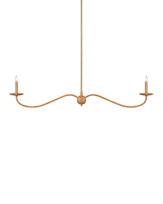 Saxon Linear Tan  Chandelier