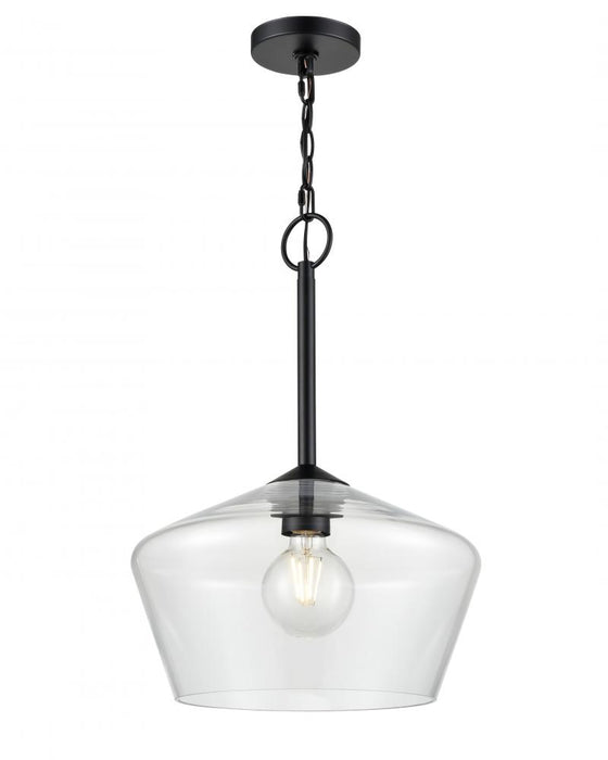 Morbelle 1-Light Pendant Light Matte Black
