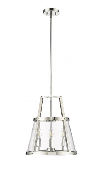 Edelweiss 4-Light Pendant light Polished Nickel