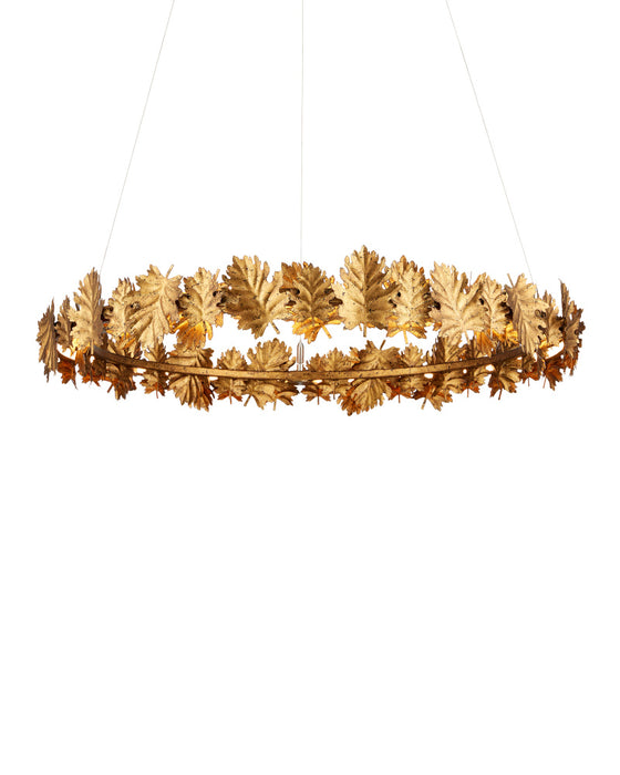 English Oak Chandelier
