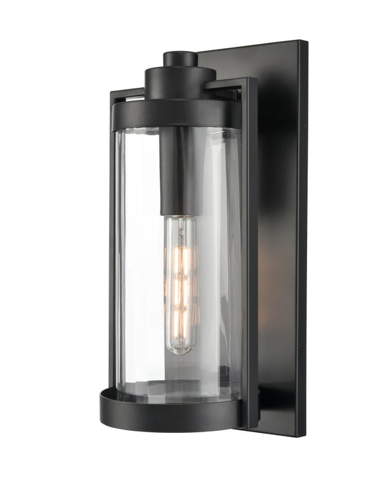 Braselton 18" High 1-Light Outdoor Wall Sconce - Powder Coated Black
