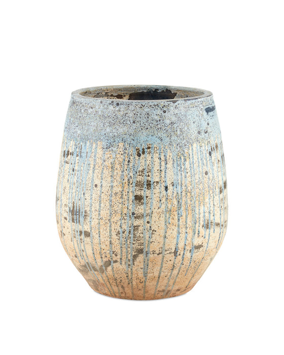 Sicilia Medium Antique Blue Drip Planter