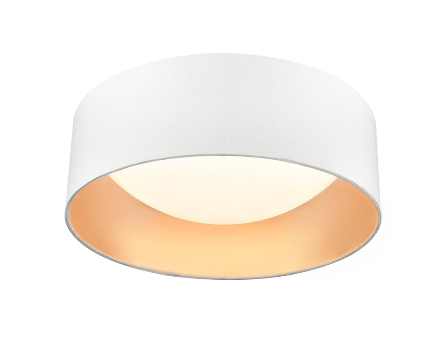 Rosata 12.5" Wide LED Flushmount Light - White