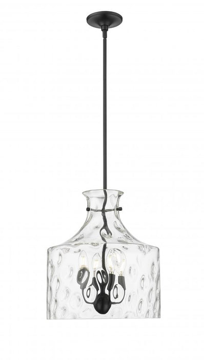 Santorini 4-Light Pendant Light Matte Black