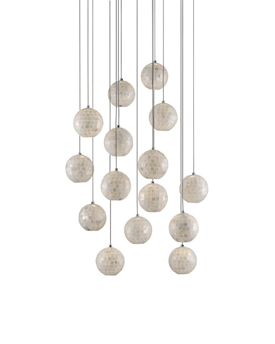 Finhorn 15-Light Round Multi-Drop Pendant