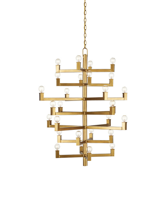 Andre Medium Brass Chandelier