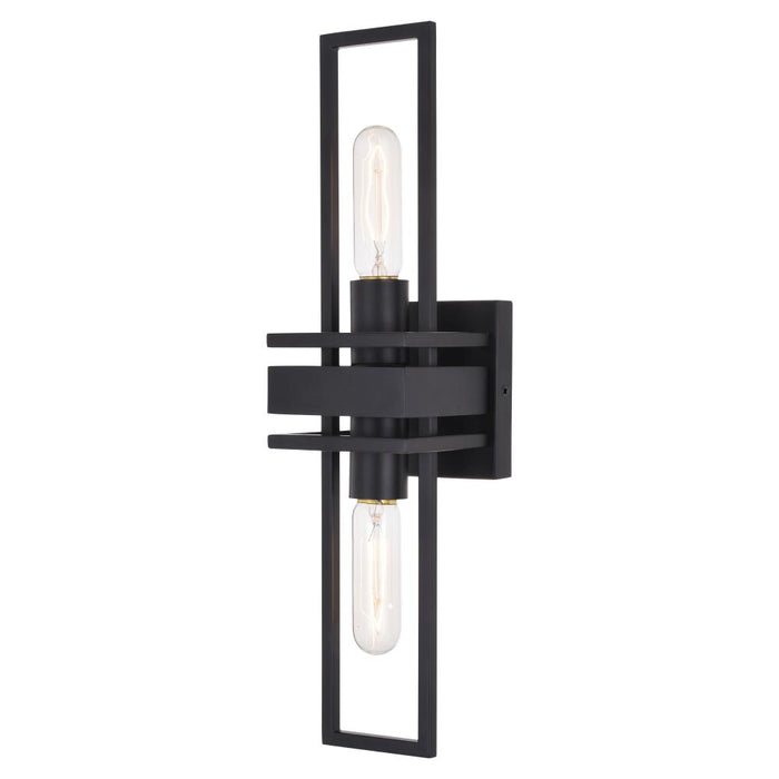 Marquis 2 Light Wall Light Matte Black